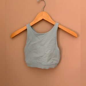 Lululemon Light Blue Sports Bra Size 2 with criss cross back
